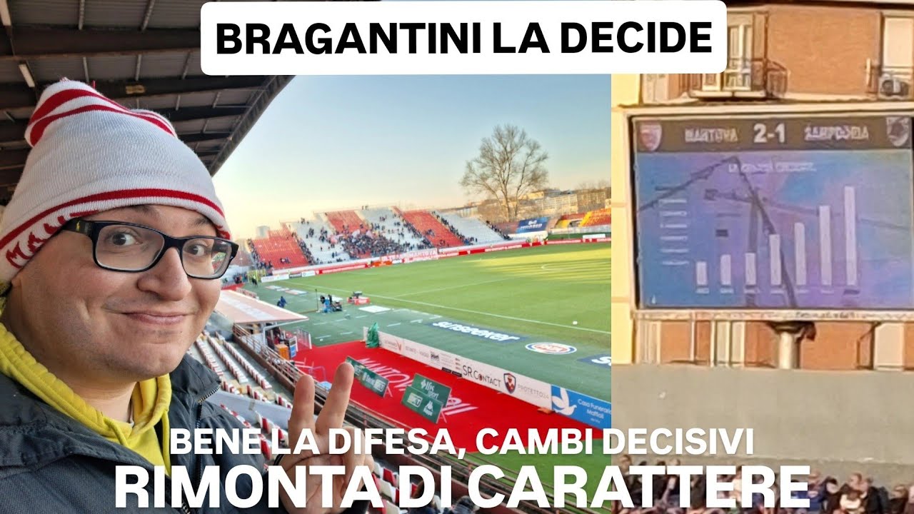 MANTOVA-SAMPDORIA 2-1✅️: BRAGANTINI RIBALTA IL RISULTATO⚪️🔴, BENE BEGIC, MARRAS, SOLER E TRIMBOLI