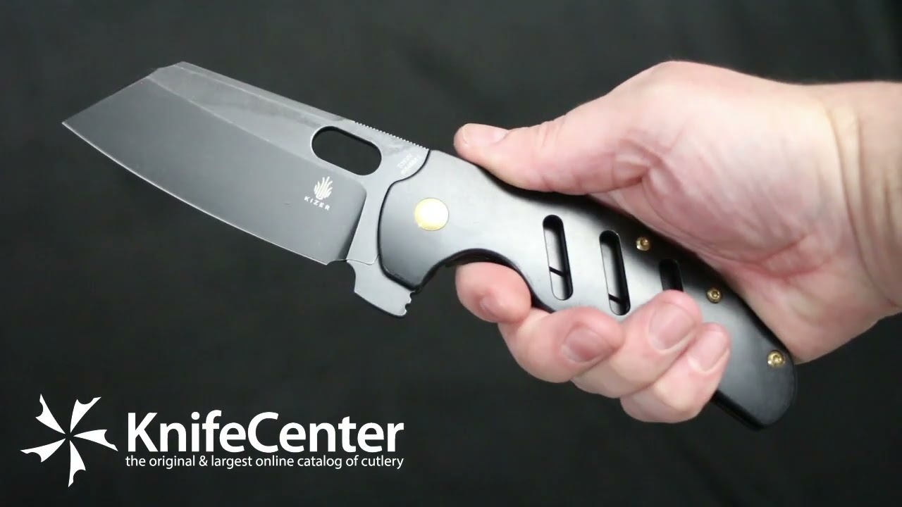 Kizer Cutlery Ki5488A1 Sheepdog Knives Chris Conaway C01C XL Flipper Knife