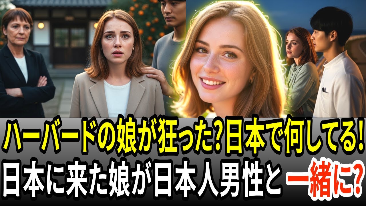 ハーバード医師の娘、日本に行ったきり帰ってこない?母に隠れて日本旅行に来たら、日本人男性に心奪われそのまま日本に居座った理由