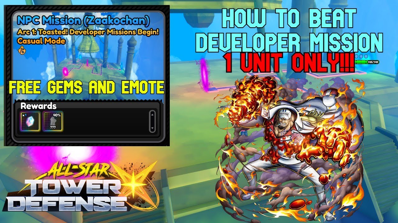 [1 UNIT] How To EASILY Beat Zaakochan Developer Mission | ASTDX
