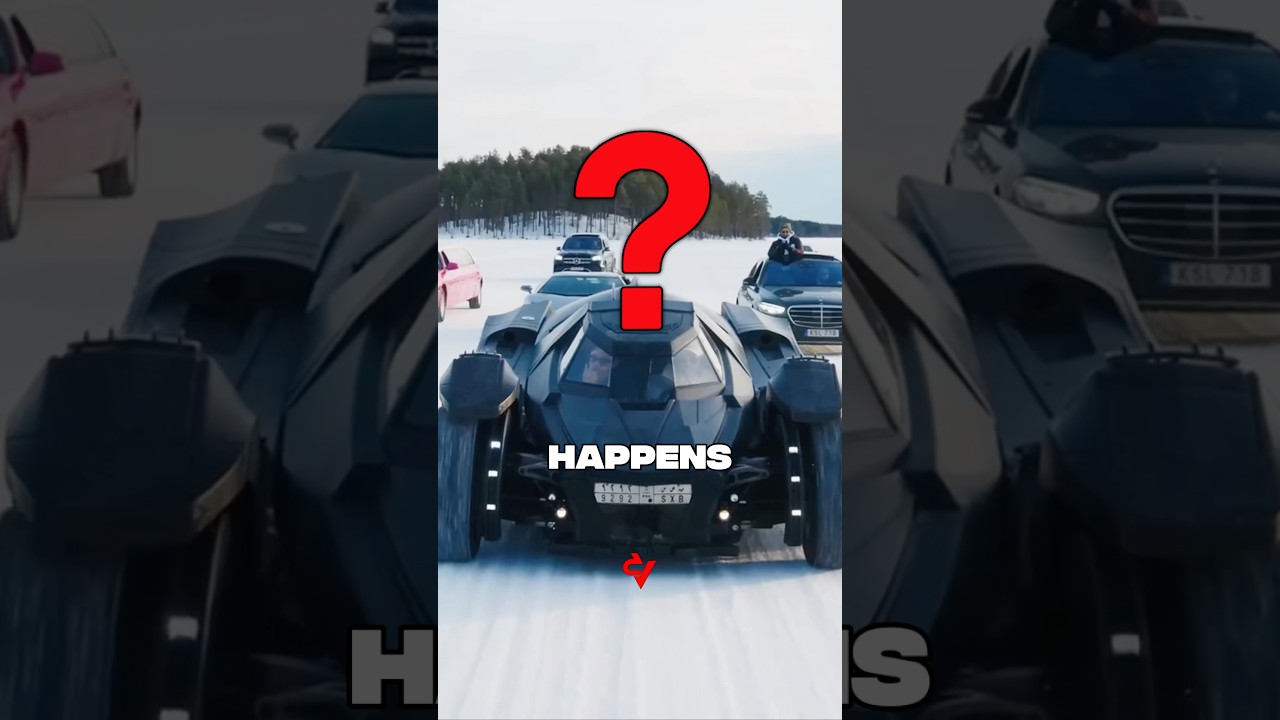 Саудовские принцы построили настоящий Бэтмобиль 🦇🔥 #шорты #бэтмобиль