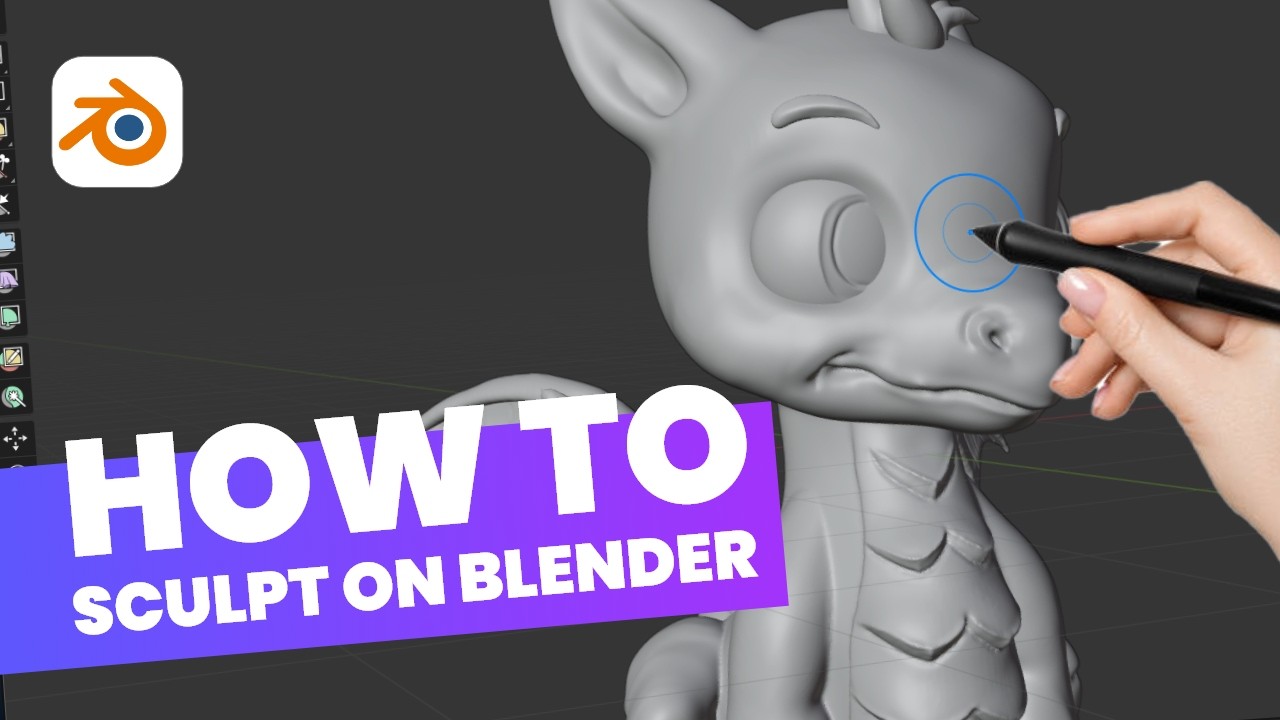 Blender Sculpt Mode for Beginners – Complete Beginner Tutorial (Step-by-Step Guide)