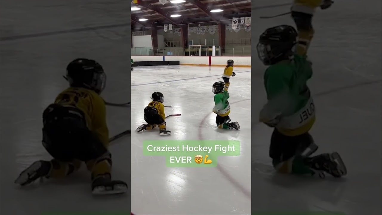 Craziest Hockey Fight Ever! #shorts