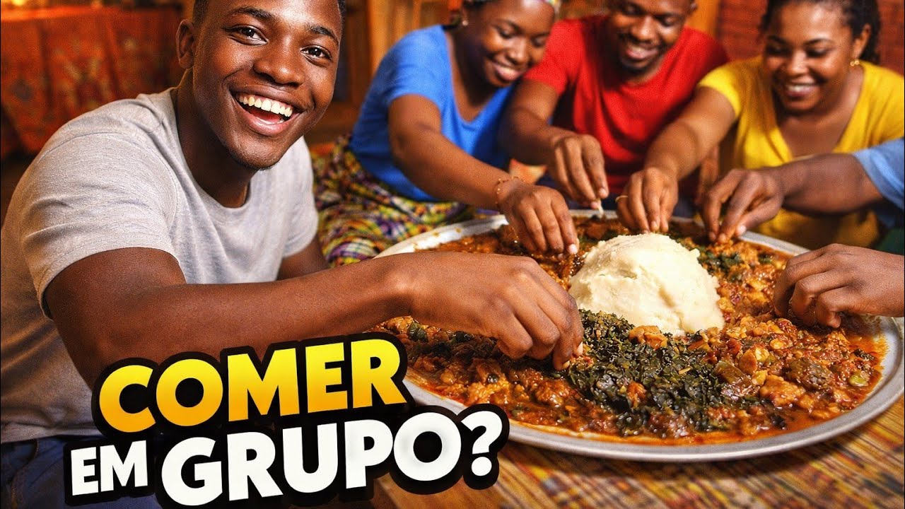 Em Moçambique 🇲🇿 porque tanto se comer em Grupo 🤔