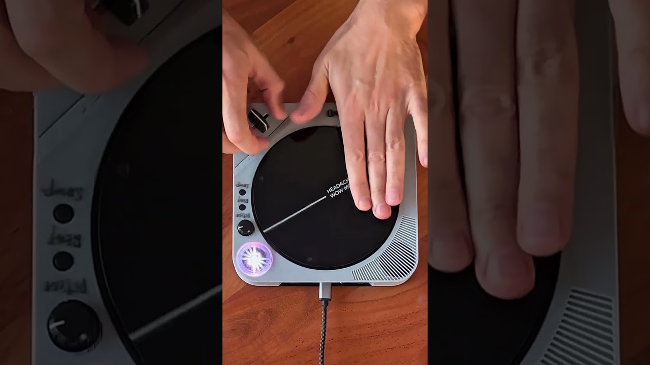 Scratching on WOW MACHINE prototype 🎚️🔥 #wowmachine #scratch