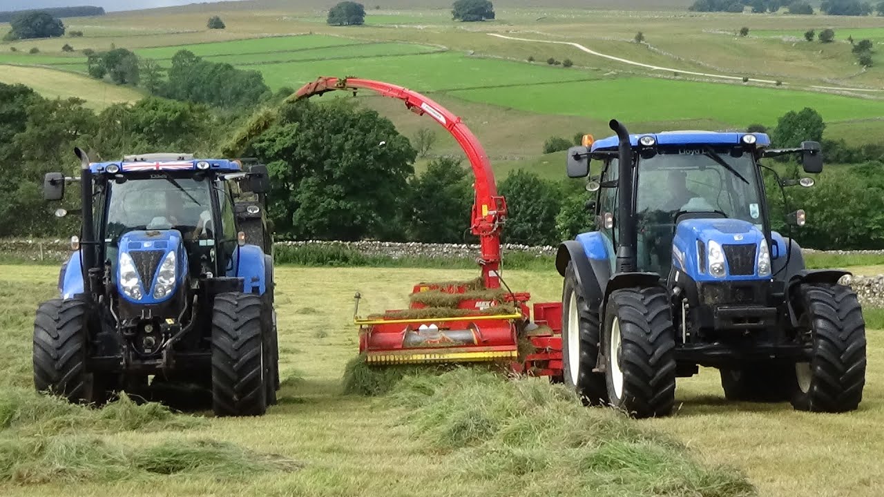 Trailed Silage with Pottinger Mex 6 & New Hollands & Hurlimann