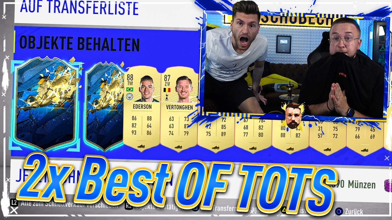 WTF!! 2x 96+ BEST OF TOTS in EINEM PACK 😱🔥31er Aktion an Gamerbrother und Timo 😅FIFA 20