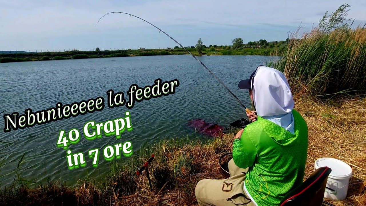 Pescuit la feeder cu peste 50Kg CRAP cu o singură lansetă pe o Baltă Superbă si Ieftină ! 🎣