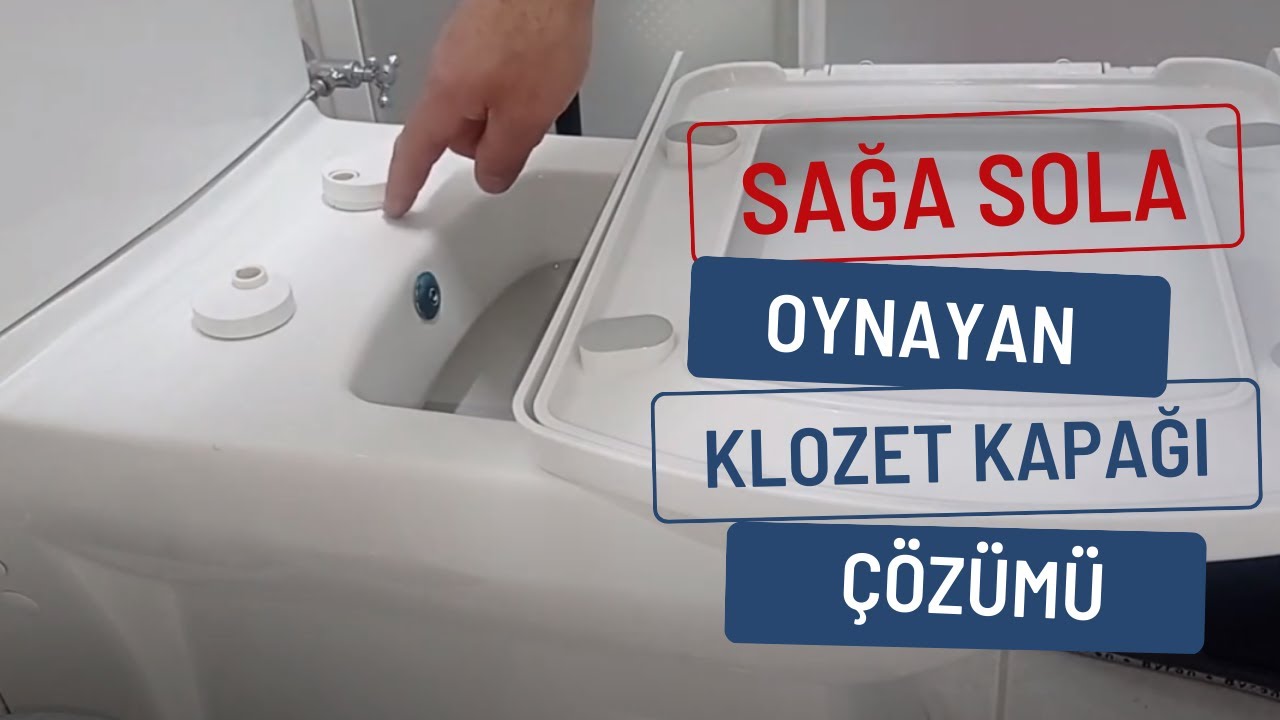Klozet Kapağı  Ayarı Nasıl Yapılır ? - Oynayan  Klozet Kapağı Menteşe Ayarı