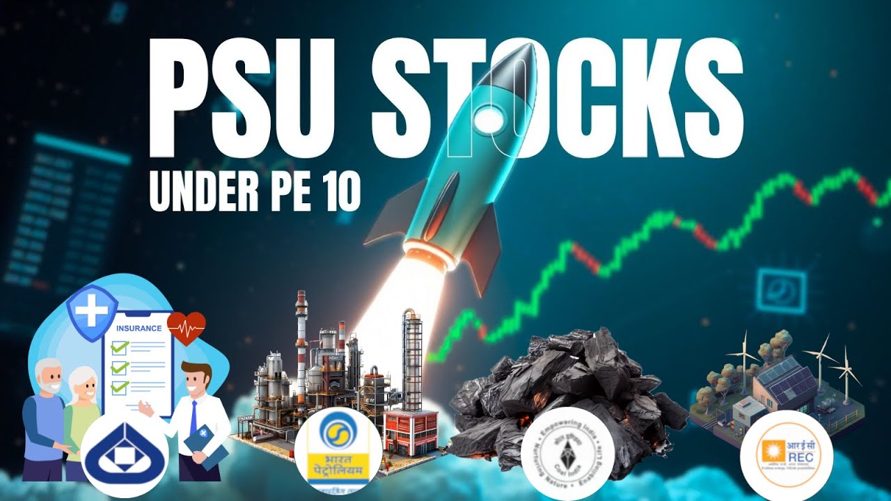 4 PSU Stocks Trading Below PE 10 | Best PSU stocks in 2025