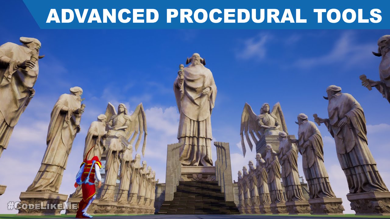 CodeLikeMe Advanced Procedural Level Design Tools Preview