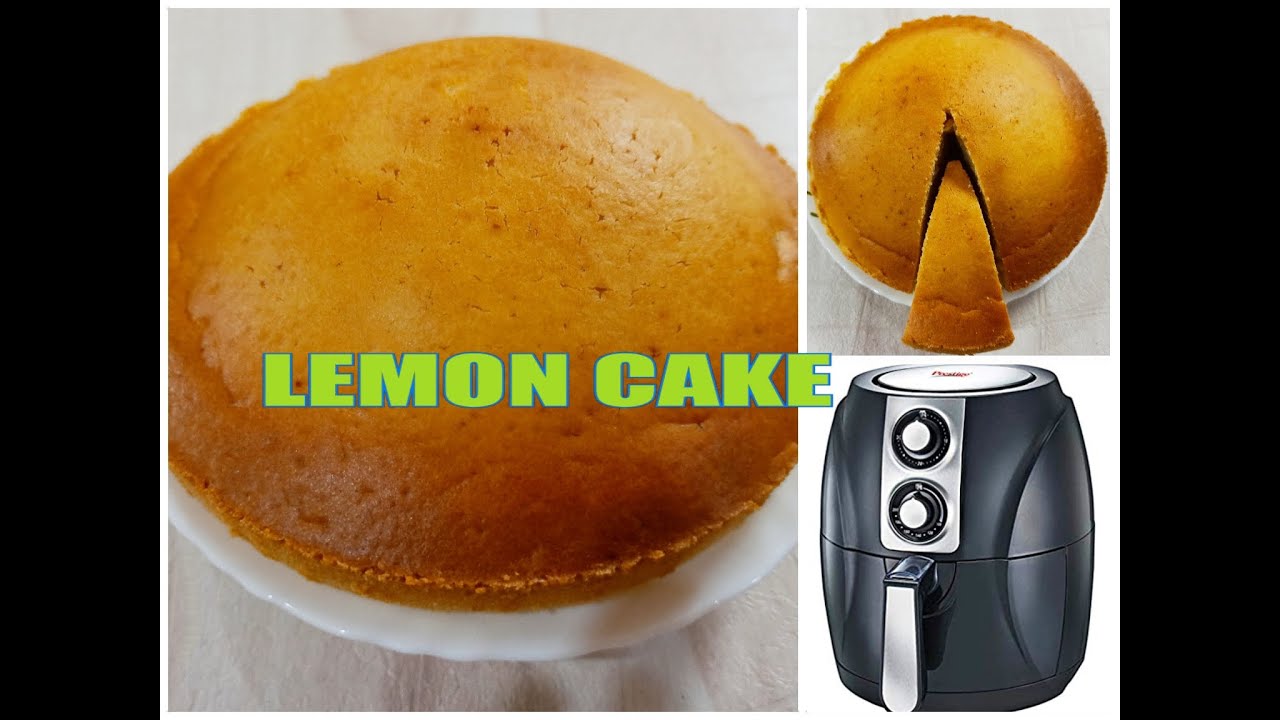 LEMON CAKE / Eggless / Real Lemon flavour/ Air Fryer Cake