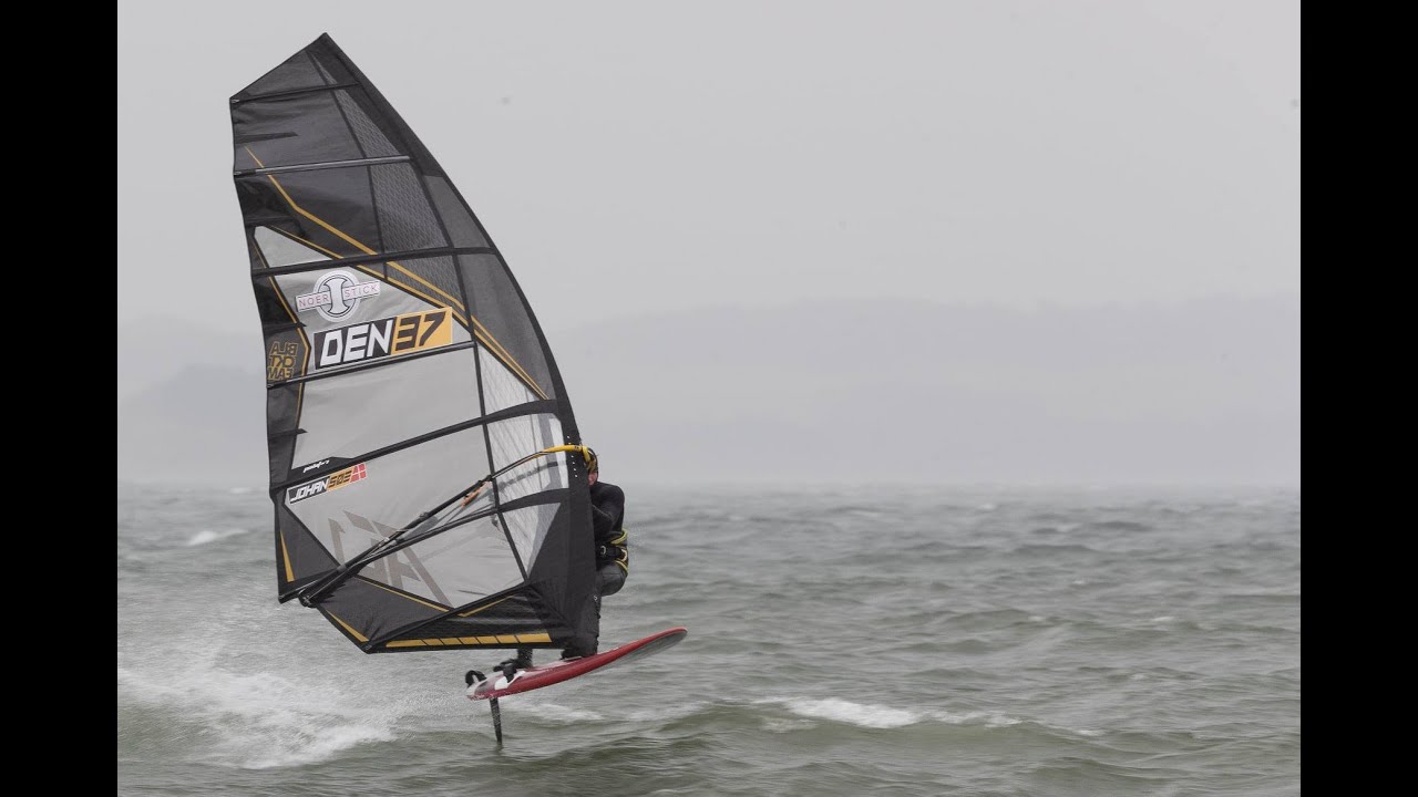 High Wind Slalom Windsurfing at Cold Hawaii (4K)
