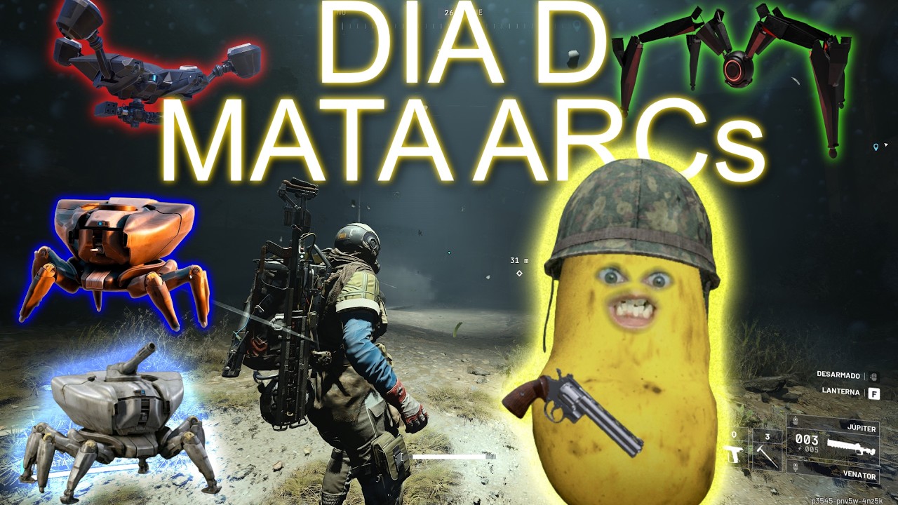 ARC RAIDERS - A BATATA - WIPE DIA 5, HOJE É DIA DE MATA ARC!!!!!!!!!!!!