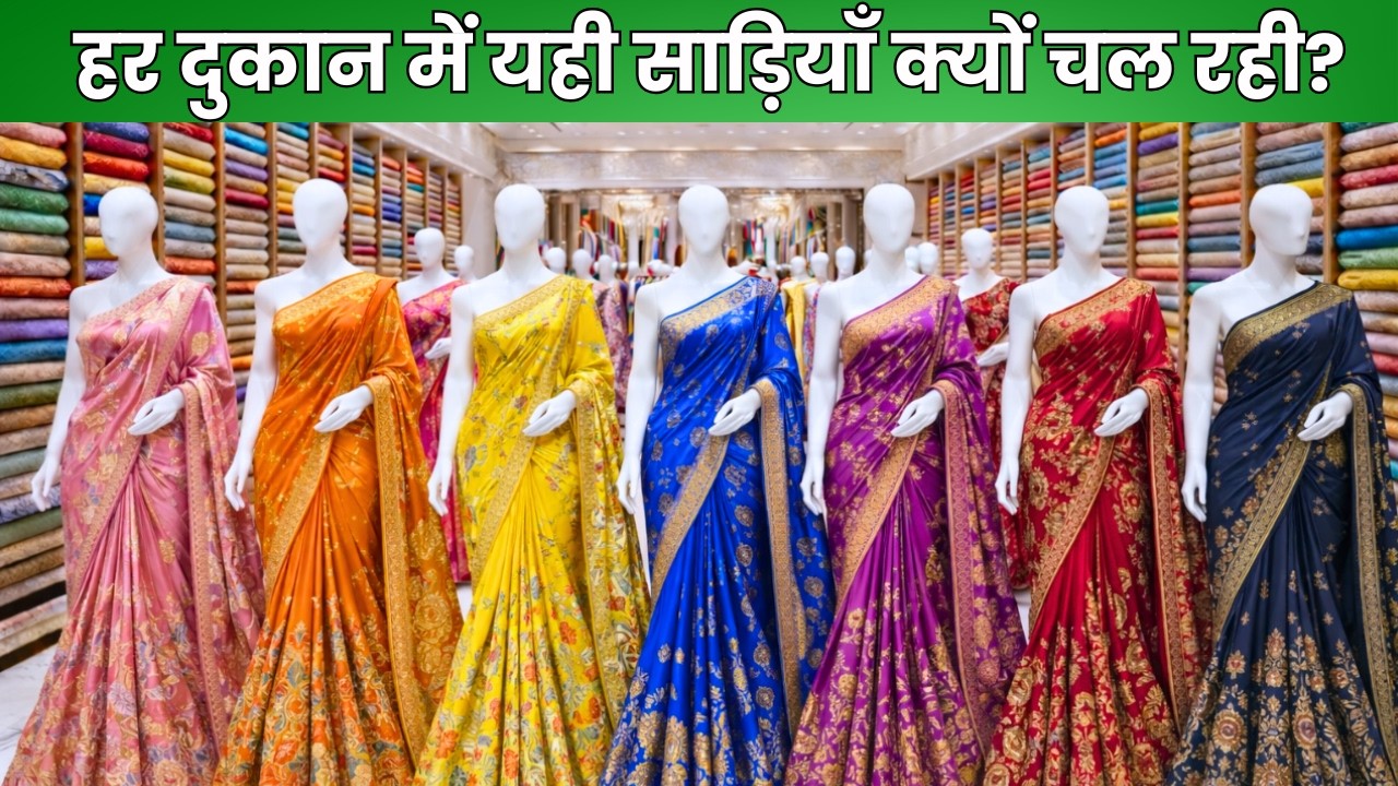 इन साड़ियों से व्यापारी मुनाफ़ा कमा रहे हैं | saree wholesale market surat | saree manufacturer