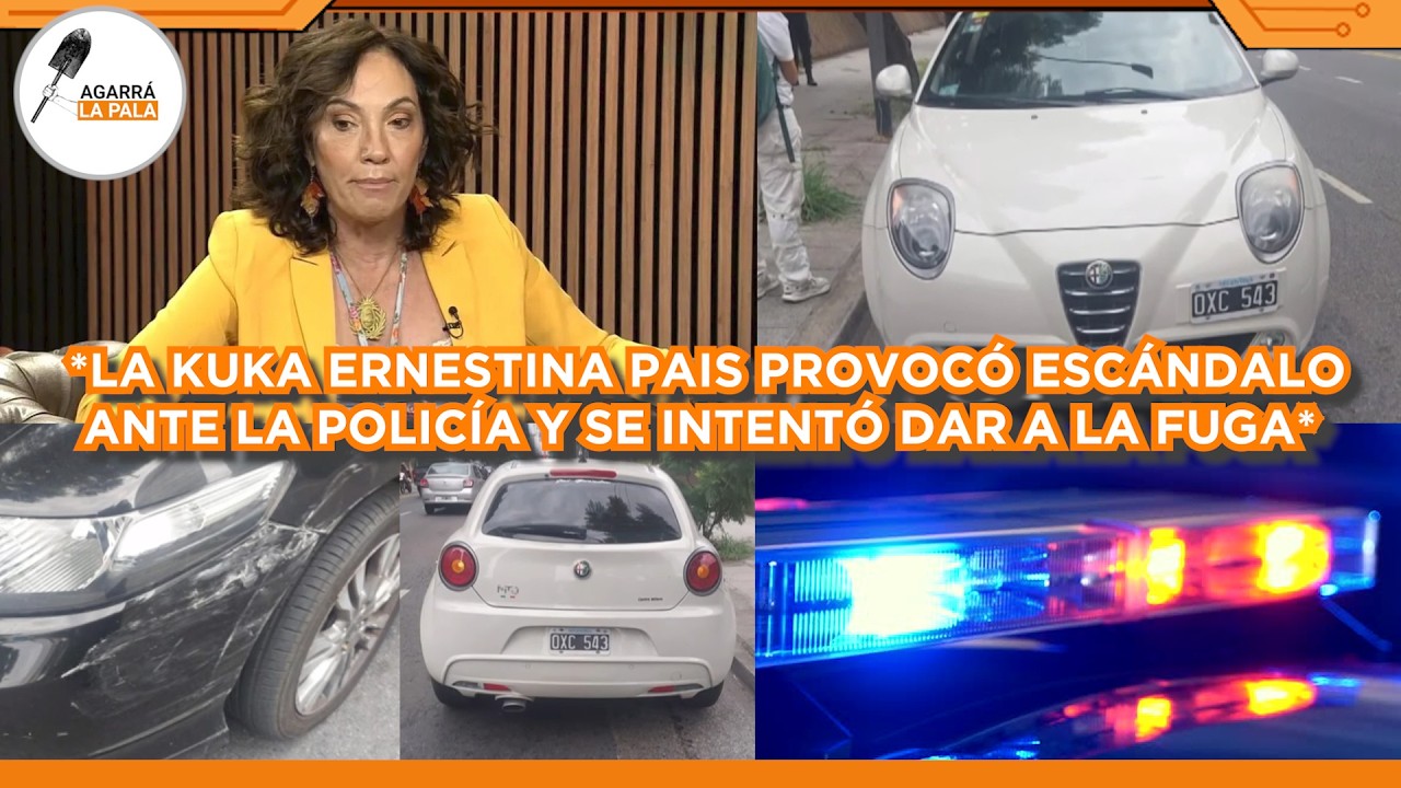 LA KUKA ERNESTINA PAIS ANTE LA POLICÍA PROVOCA ESCÁNDALO Y SE QUISO DAR A LA FUGA: 