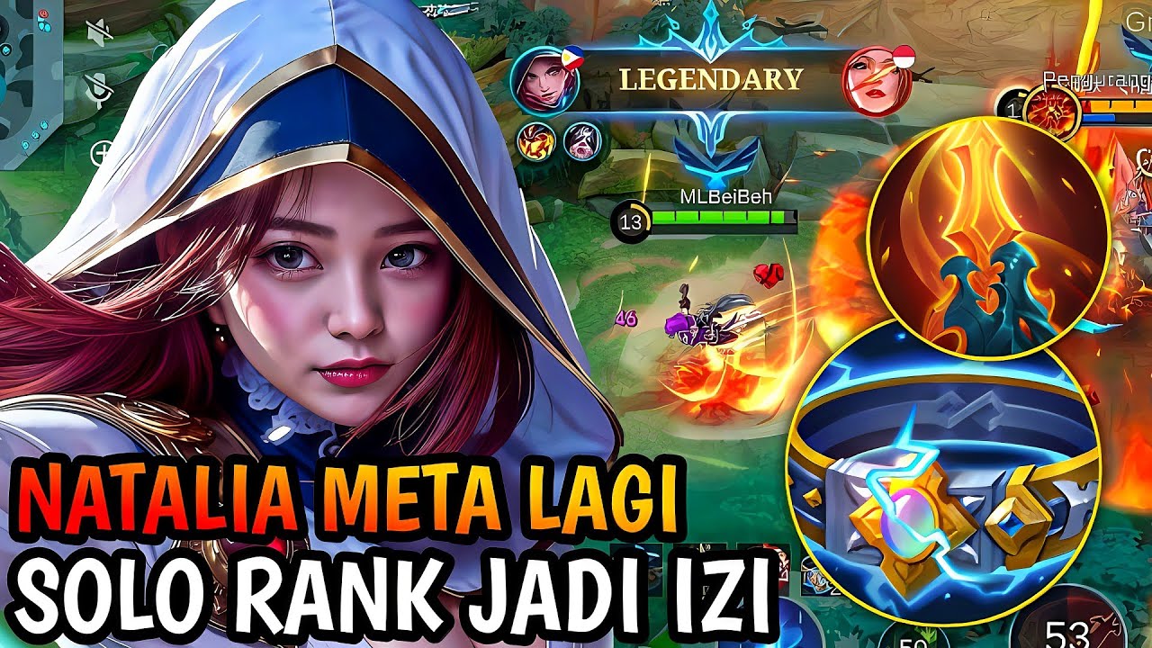 GANAS BROO‼️INI DIA NATALIA BUILD KESELAMATAN DUNIA AKHIRAT MODE TRUE DAMAGE| MLBB