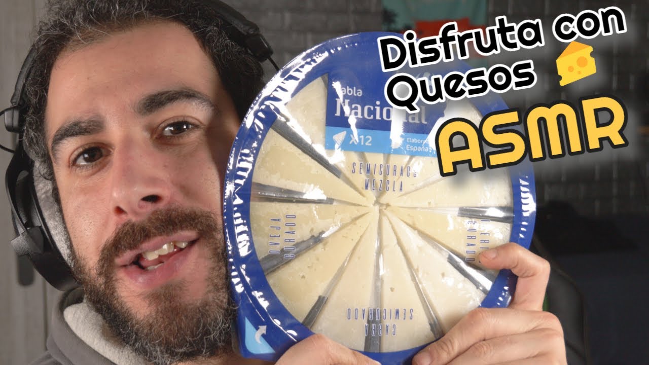 ASMR Probando Quesos 🧀 Sonidos Relajantes y Crujientes