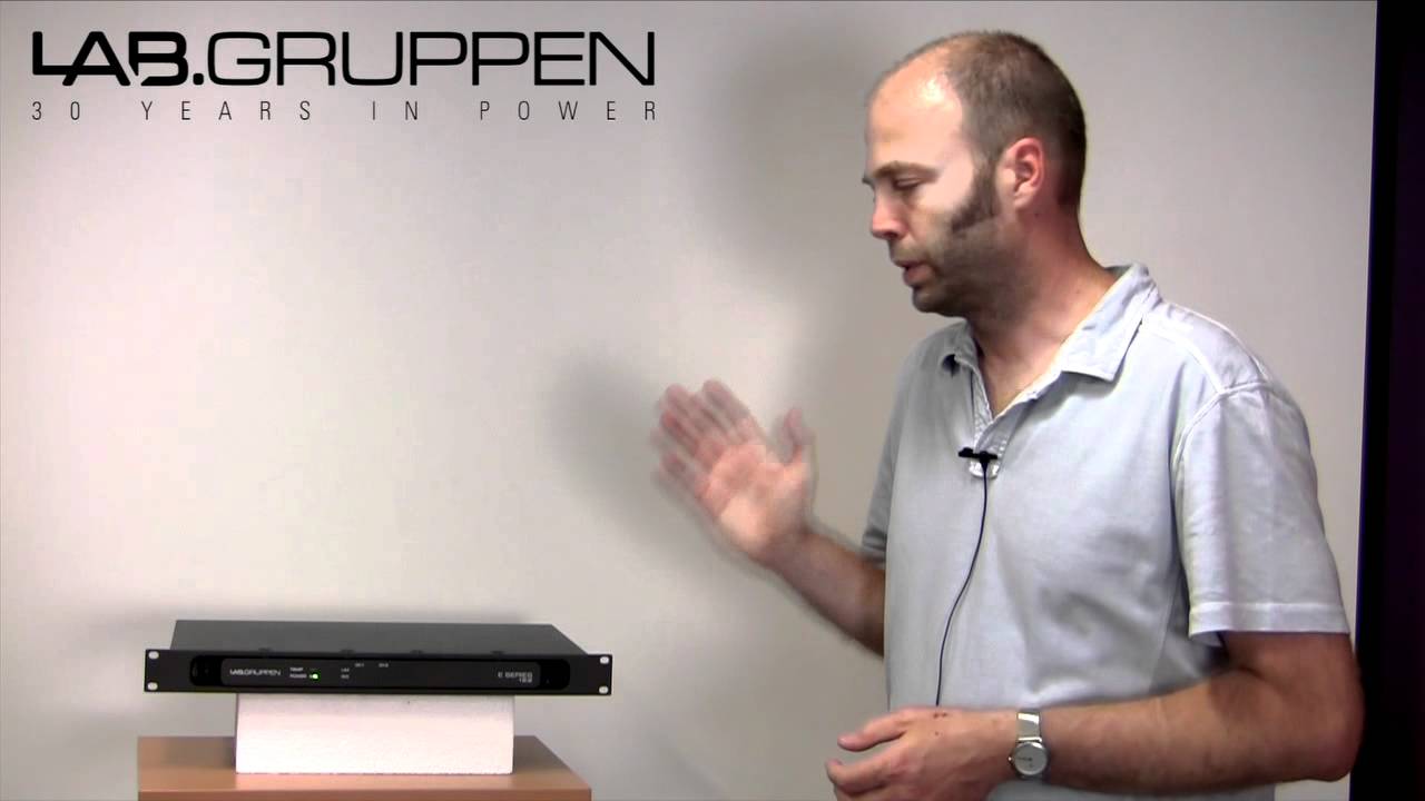 E Series - Lab.gruppen technology for installation