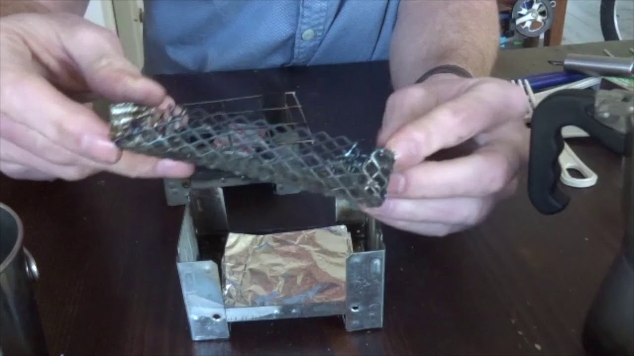 Esbit pocket stove modification and field test