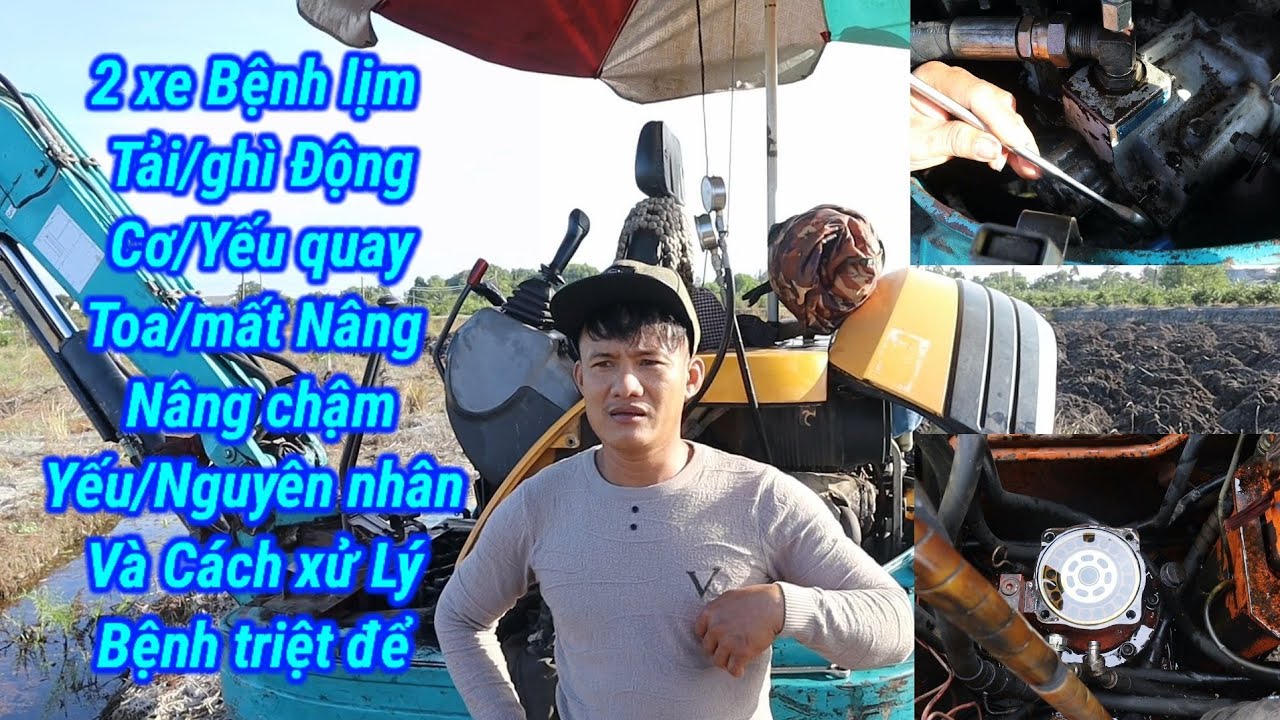 Cách chỉnh bơm thủy lực máy xúc.những Bệnh thường gặp ở máy xúc.@VƯƠNG TUYẾT LÂM ///0795621779