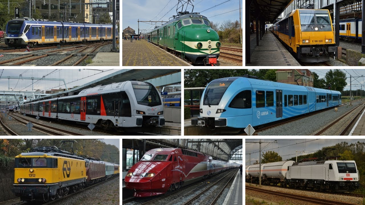 Treinen door Nederland in 2017