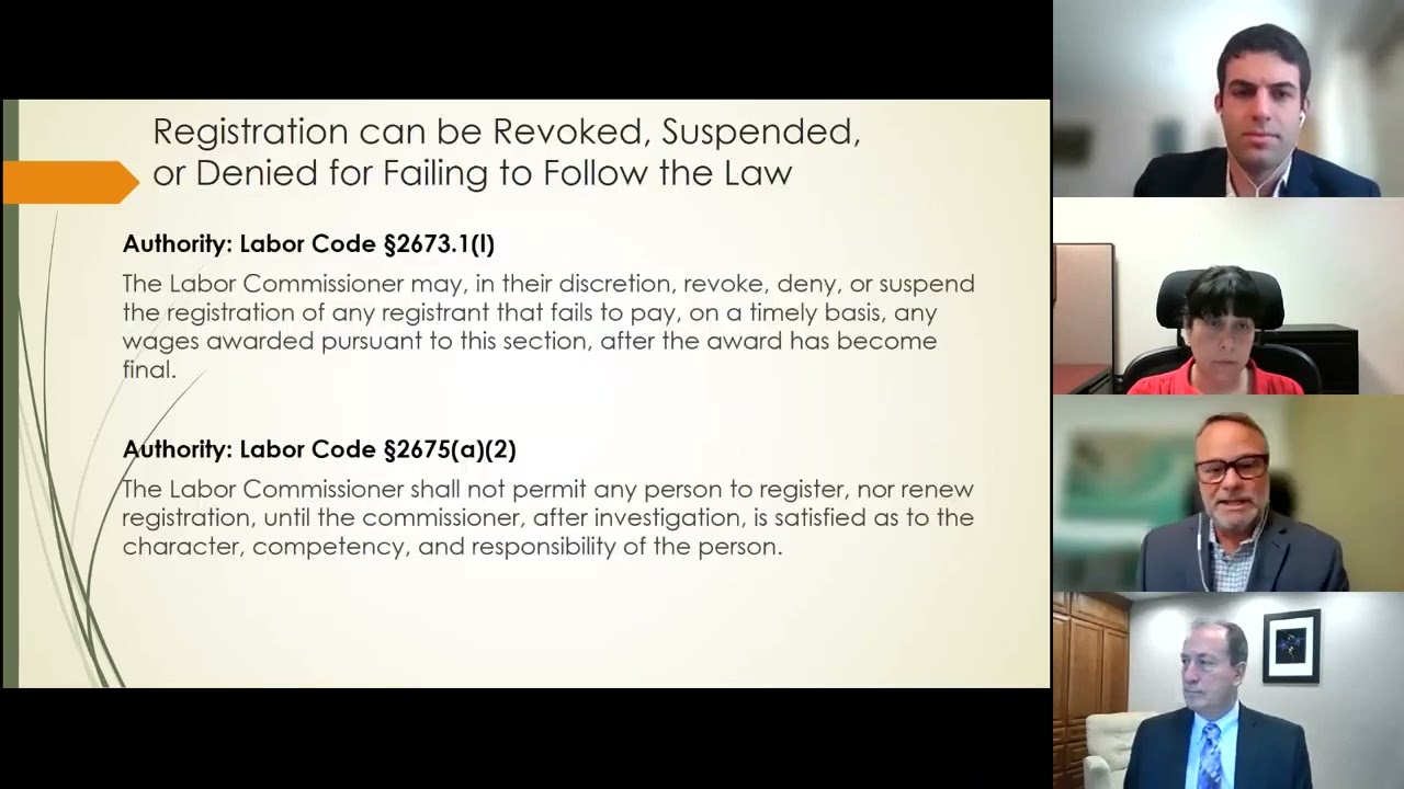SB62 Garment Worker Protection Act Training from the Labor Commissioner's Office (Korean captions)
