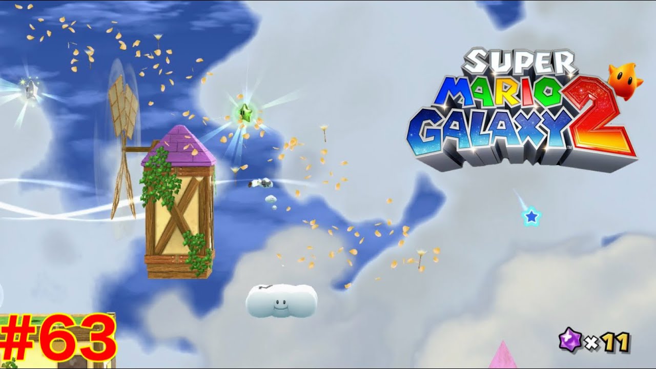 【スーパーマリオギャラクシー2】# 63：グリーンスター集めにおいて雲マリオは最強