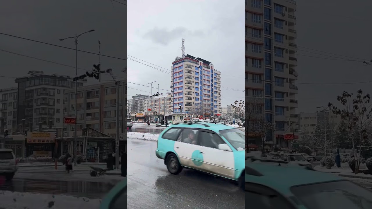Heavy Snowfall in Kabul - Afghanistan