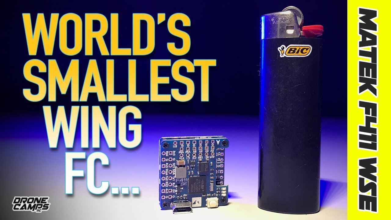 WORLD'S SMALLEST WING FLIGHT CONTROLLER - MATEK F411 WSE - REVIEW & SETUP 🏴‍☠️