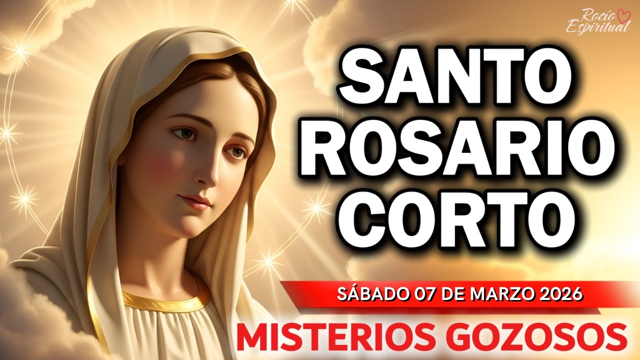 📿 Santo Rosario de Hoy 07 de Marzo | Misterios Gozosos | Virgen María