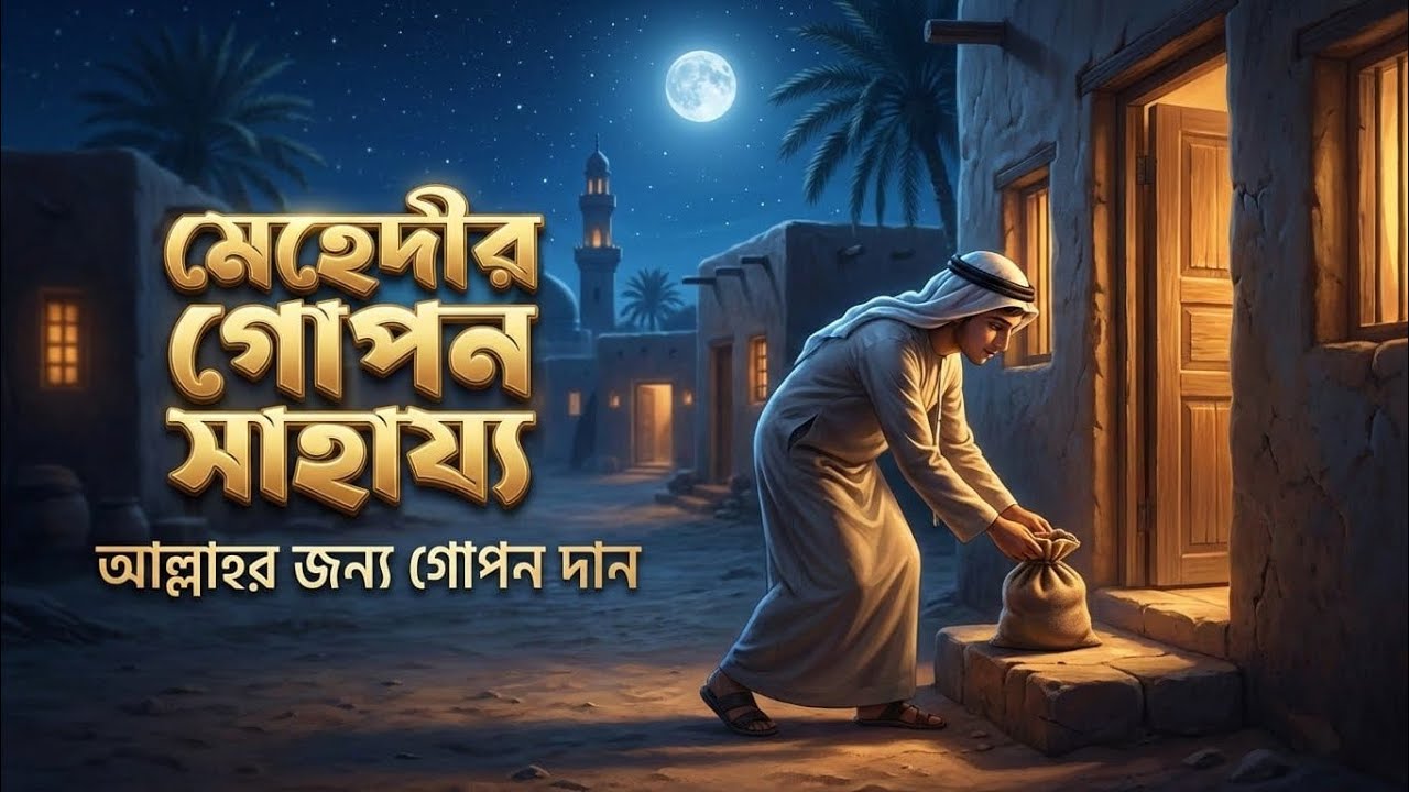 মেহেদীর গোপন দান — আল্লাহর সন্তুষ্টির জন্য এক কিশোরের নিঃস্বার্থ গল্প