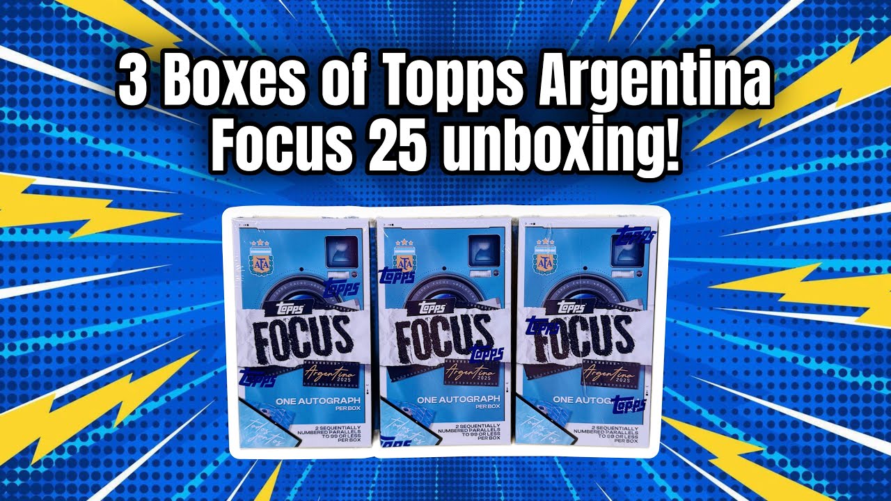 3 Topps Argentina Focus 25 boxes. Win? ASMR