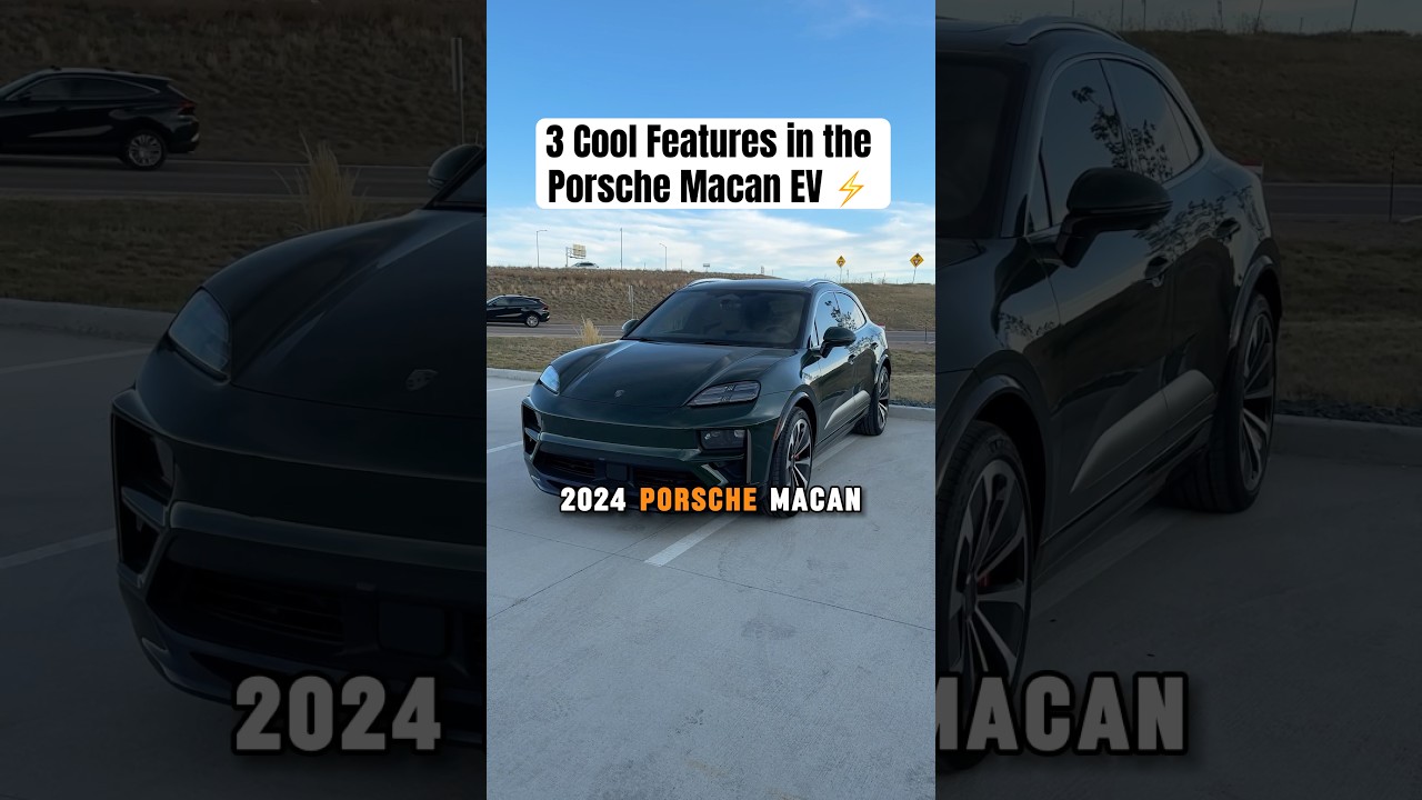 3 Cool Features in the 2024 Porsche Macan EV! 😲