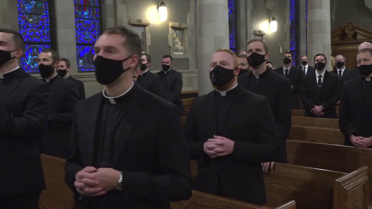 Seminarians Sing the Salve Regina