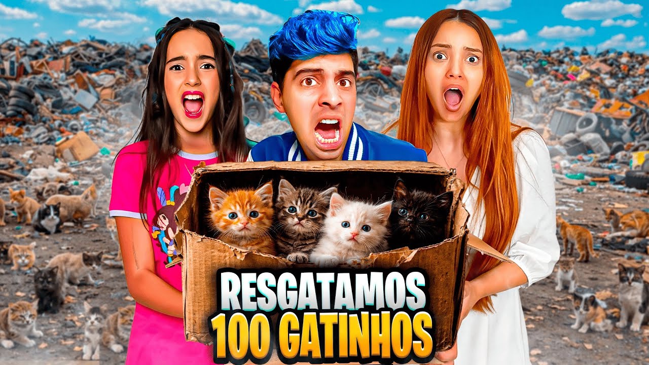 FOMOS RESGATAR 100 GATINHOS ABANDONADOS E UM INSETO SINISTRO APARECEU!!