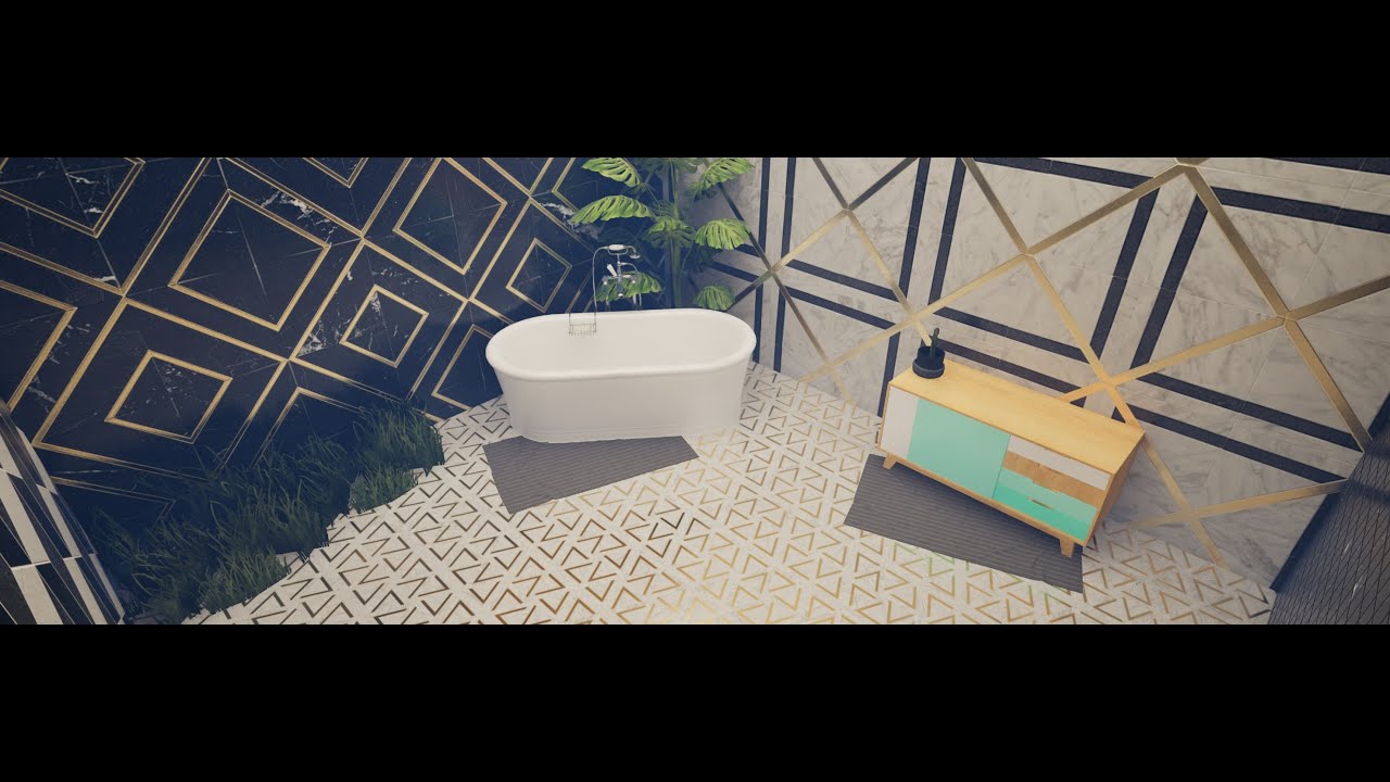 UE5 Bathroom 8k Textures and Lumen Demonstration