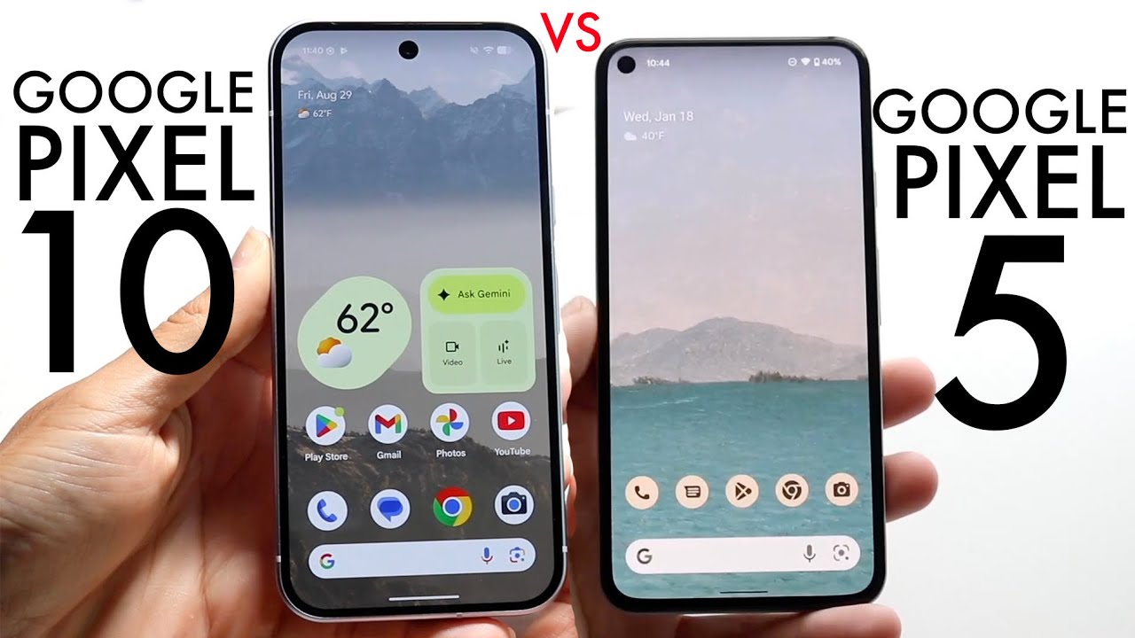 Google Pixel 10 Vs Google Pixel 5! (Comparison) (Review)