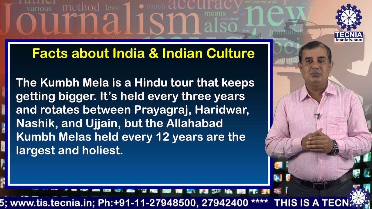 Facts about India & Indian Culture  || CI || Dr. Vipul Pratap || BA(J&MC) || TIAS || Tecnia TV