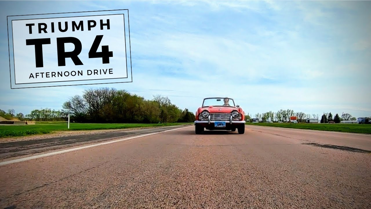 Driving the Triumph TR4 - Less Talk, More Engine Audio 🔊