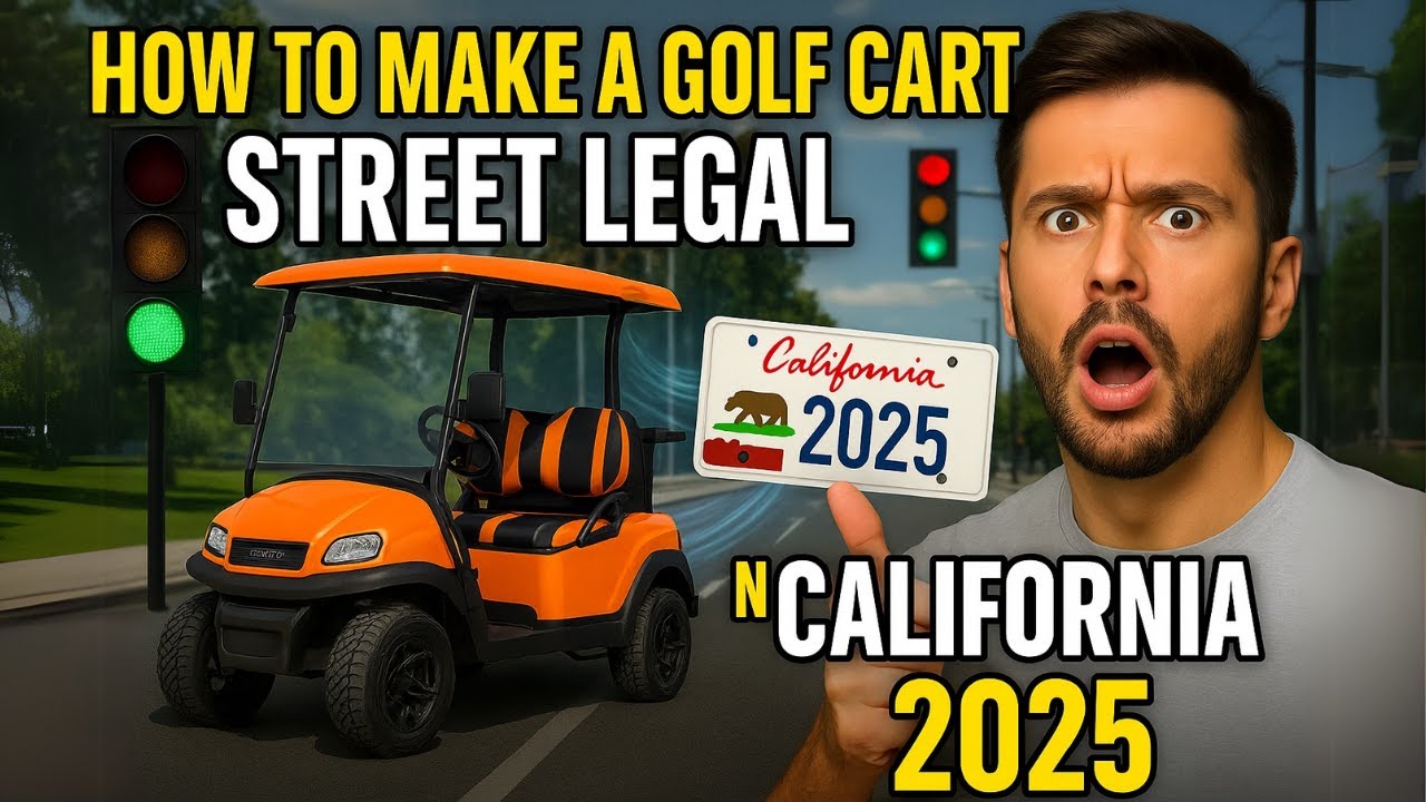 How To Make A Golf Cart Street Legal in California 2025 (Step-by-Step Guide)
