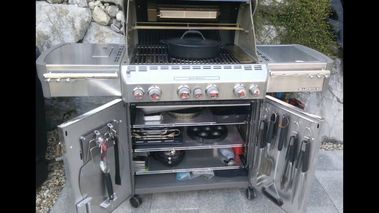 Geputzter Grill und was ich gepimpt habe