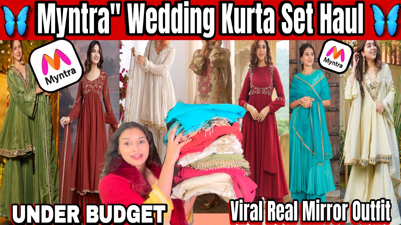 Myntra Anarkali Wedding Special Kurta Set💓| @Seemamaurya88