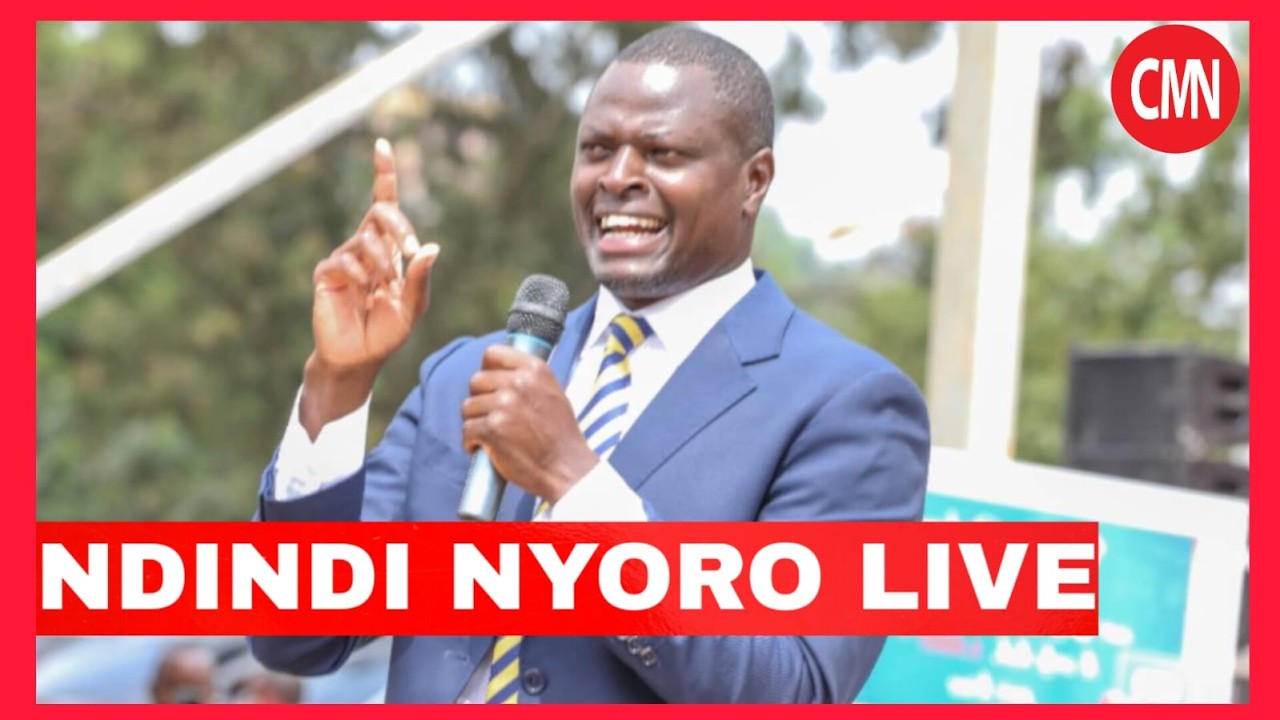 LIVE:NDINDI NYORO Attending the launch of Elimu na Waiganjo at Ruiru Sports Club.