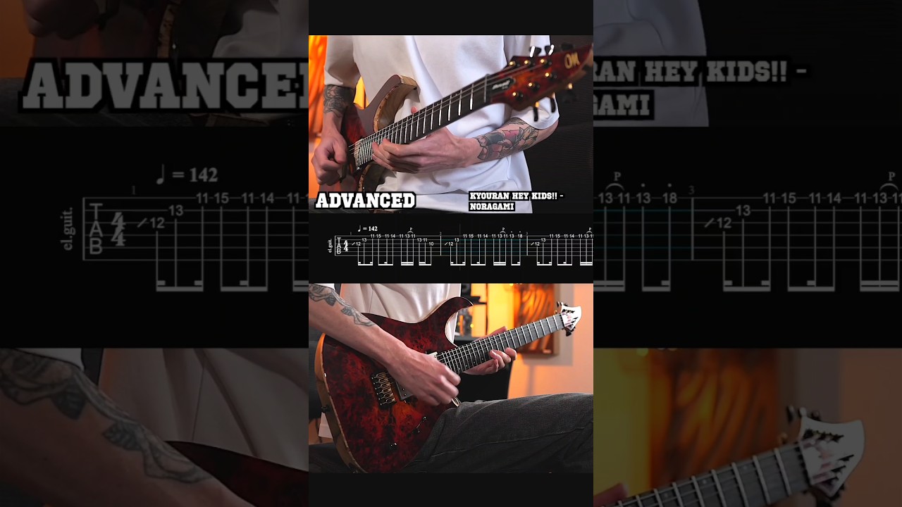 Anime Guitar Riffs: Easy → Expert 