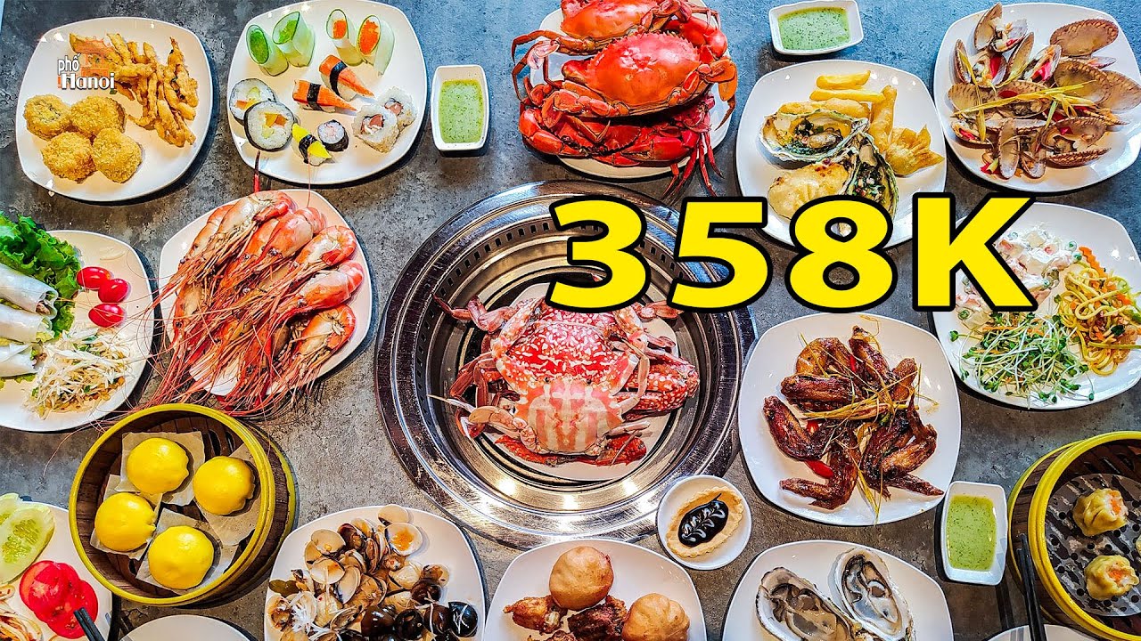Buffet Hải Sản Cửu Vân Long chất Á Đông mang tầm Quốc Tế #hnp