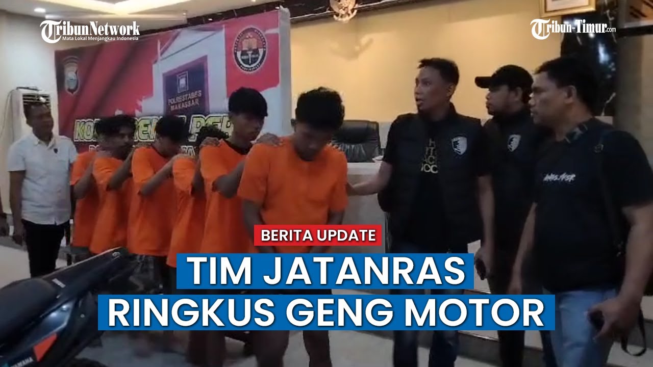 Aksi Barbar Geng Motor Stelan Gacor Makassar, Busur 2 Sejoli Gegara Bersenggolan