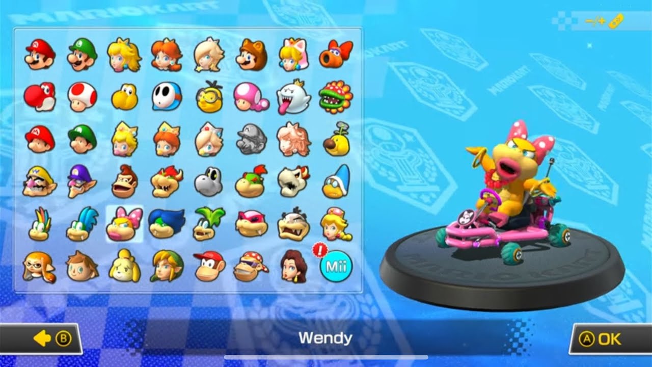 Mario Kart 8 Deluxe | Amazing Run by Wendy | 4K