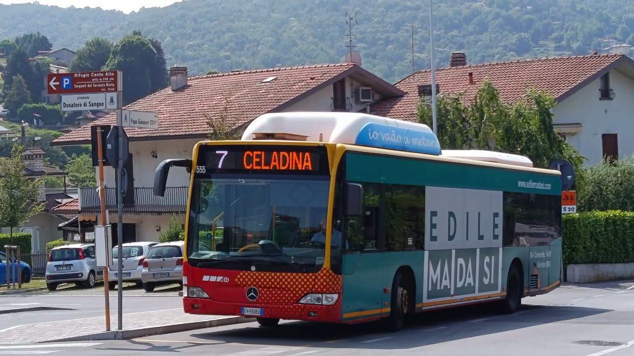 Sound Mercedes Benz Citaro In velocità mat.555 Atb Bergamo! Love citaro!
