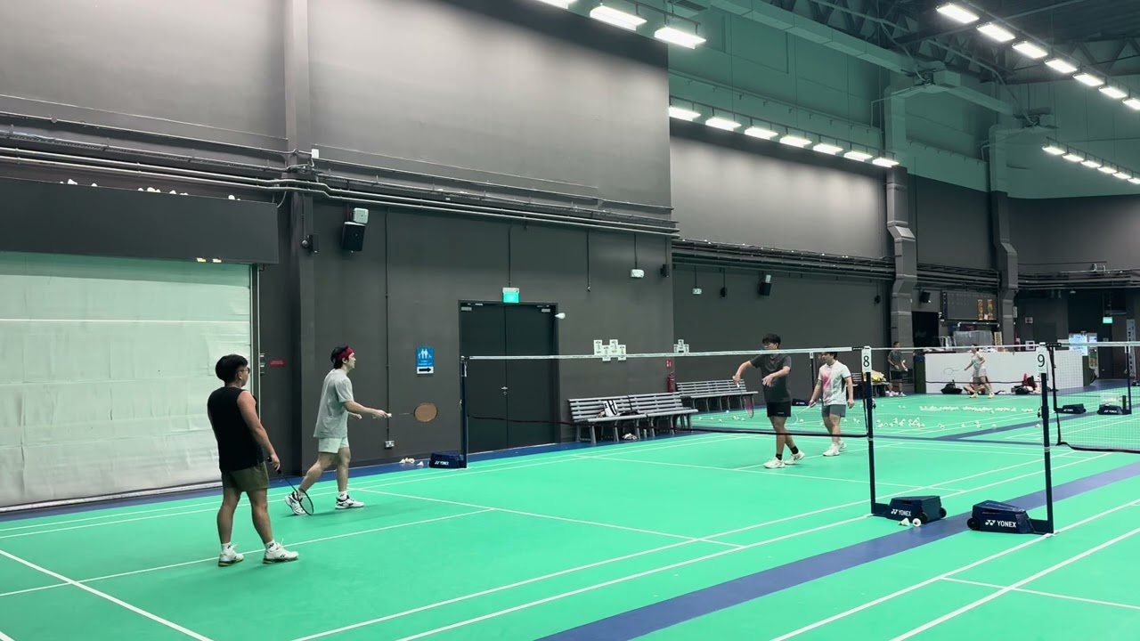 Badminton - Aug/KaiWen VS Andon/Nic 